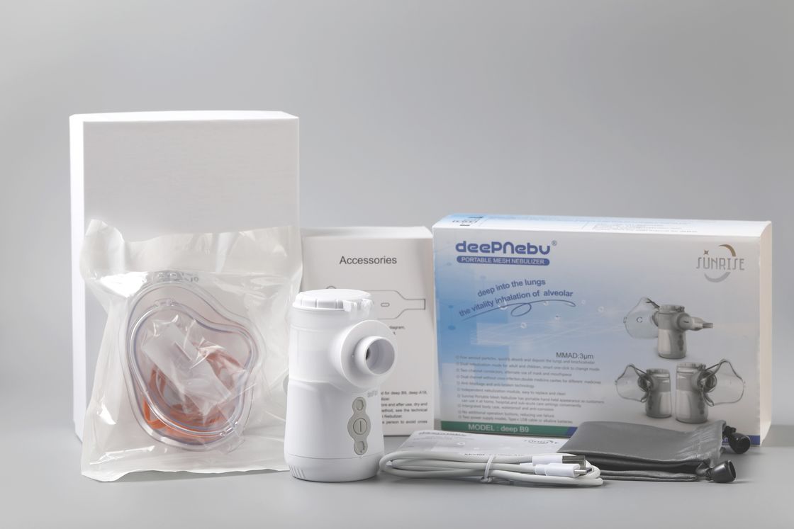 Φορητός ιατρικός 3.2μm εξαρτήσεων εγχώριου Nebuliser πλέγματος ενήλικος παιδιών άσθματος δόνησης
