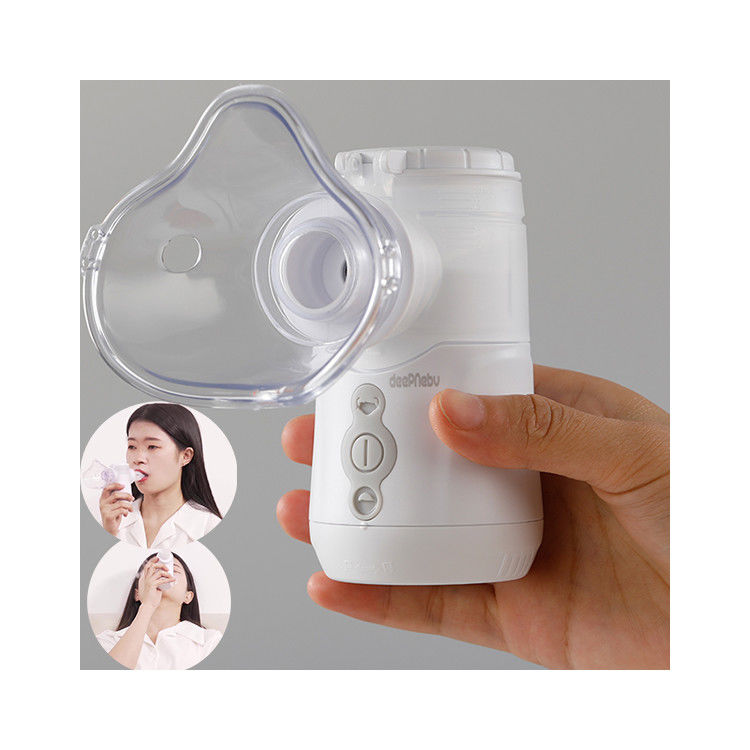 Nebulizer 0.35mL/Min βήχα παιδιών κρύα φορητή εγχώριο ΣΥΝΕΧΉΣ USB μετακινούμενη μπαταρία