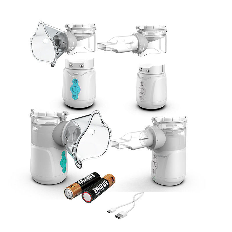 Nebulizer 0.35mL/Min βήχα παιδιών κρύα φορητή εγχώριο ΣΥΝΕΧΉΣ USB μετακινούμενη μπαταρία