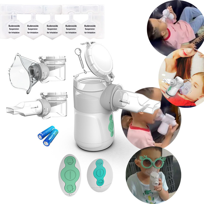 Κρύα εγχώριο Nebulizer βήχα μηχανή ≥0.25ml/Min με την μπαταρία ΣΥΝΕΧΟΎΣ 5V δύναμης 3V