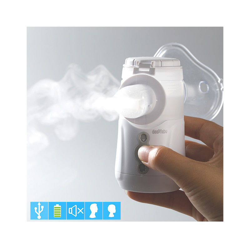 Τα ενήλικα παιδιά βήχουν πρακτική Nebulizer μηχανή στο σπίτι ≥0.265ml/Min με το συνεχές ρεύμα USB μπαταριών