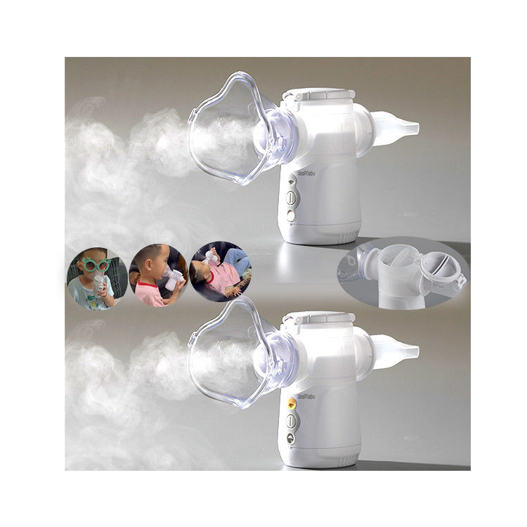 0.5mL/Min ενήλικη Nebulizer εγχώριας χρήσης μηχανή δύο καναλιών 110kHz 1.1μm - 3.6μm