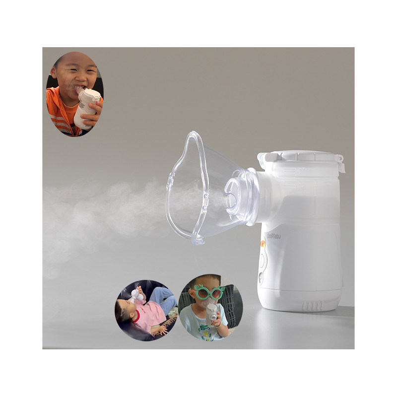 Διπλό Nebulizer 3.03μM MMAD πλέγματος αιθουσών φορητό ιατρικό για τα βρογχιόλια COPD