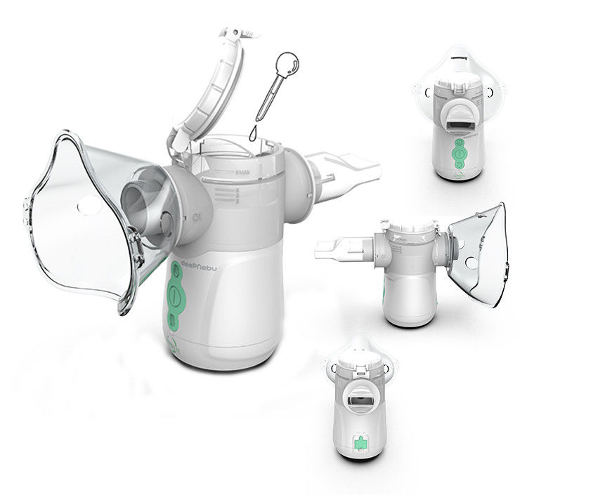 Κλινικό Nebulizer πλέγματος γιατρών επίδρασης για το PC 3.06μm ABS βήχα IPX4 PP άσθματος