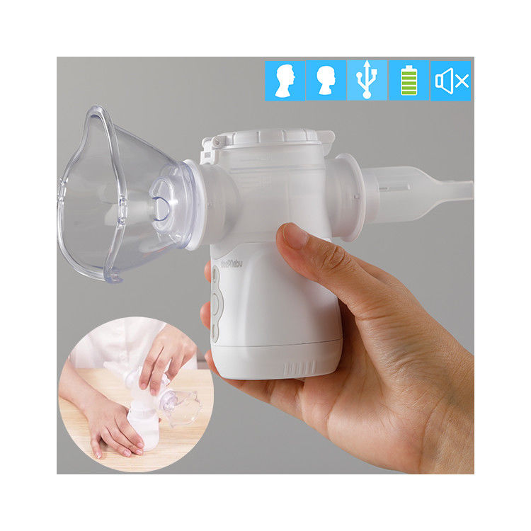 Nebulizer πλέγματος άσθματος PC IP45 PP που αναπνέει φορητό διευθετήσιμος τύπος Γ κουμπιών
