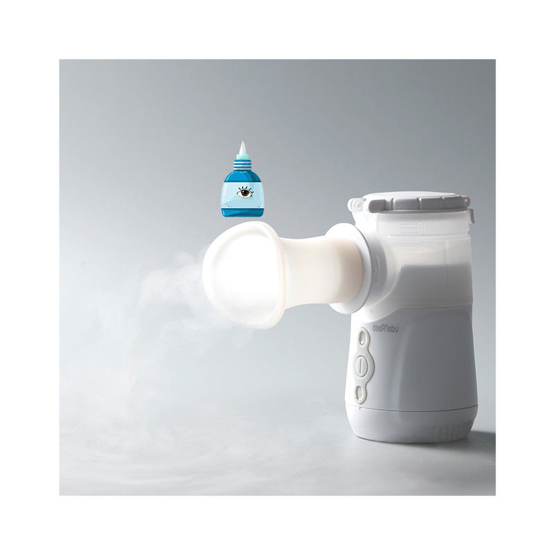 Μίνι βουβή ιατρική Nebulizer Inhaler μηχανή για την αναπνευστική οδό και τα μάτια 23μm