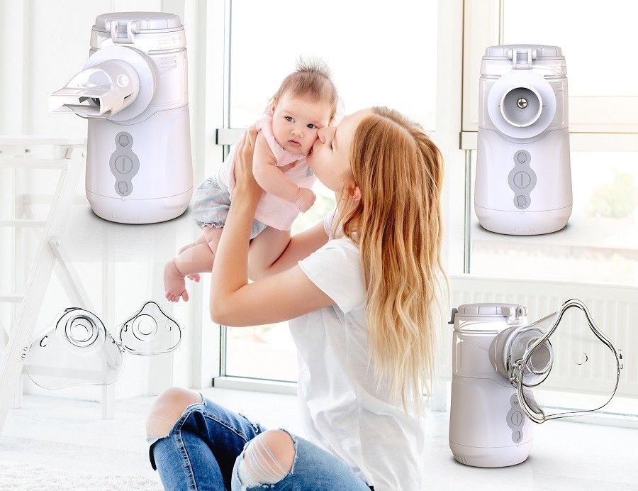USB τύπου C μπαταρία Mesh Nebulizer ρυθμιζόμενες συνθήκες για παιδιά και ενήλικες