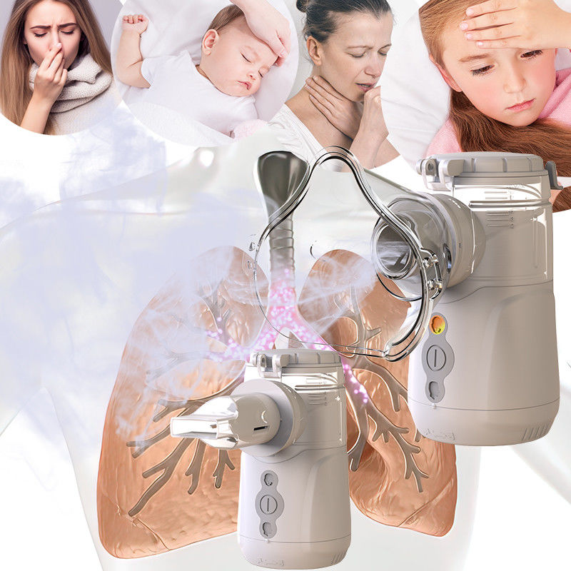 Συσκευή με μπαταρία ή USB Mesh Nebulizer 7 ημέρες Διάρκης ταχύτητας ατομικοποίησης ≥0.3ml/min