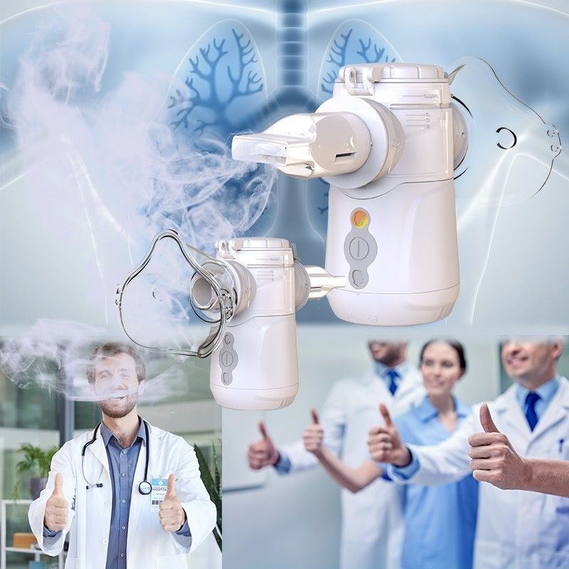 Συσκευή με μπαταρία ή USB Mesh Nebulizer 7 ημέρες Διάρκης ταχύτητας ατομικοποίησης ≥0.3ml/min
