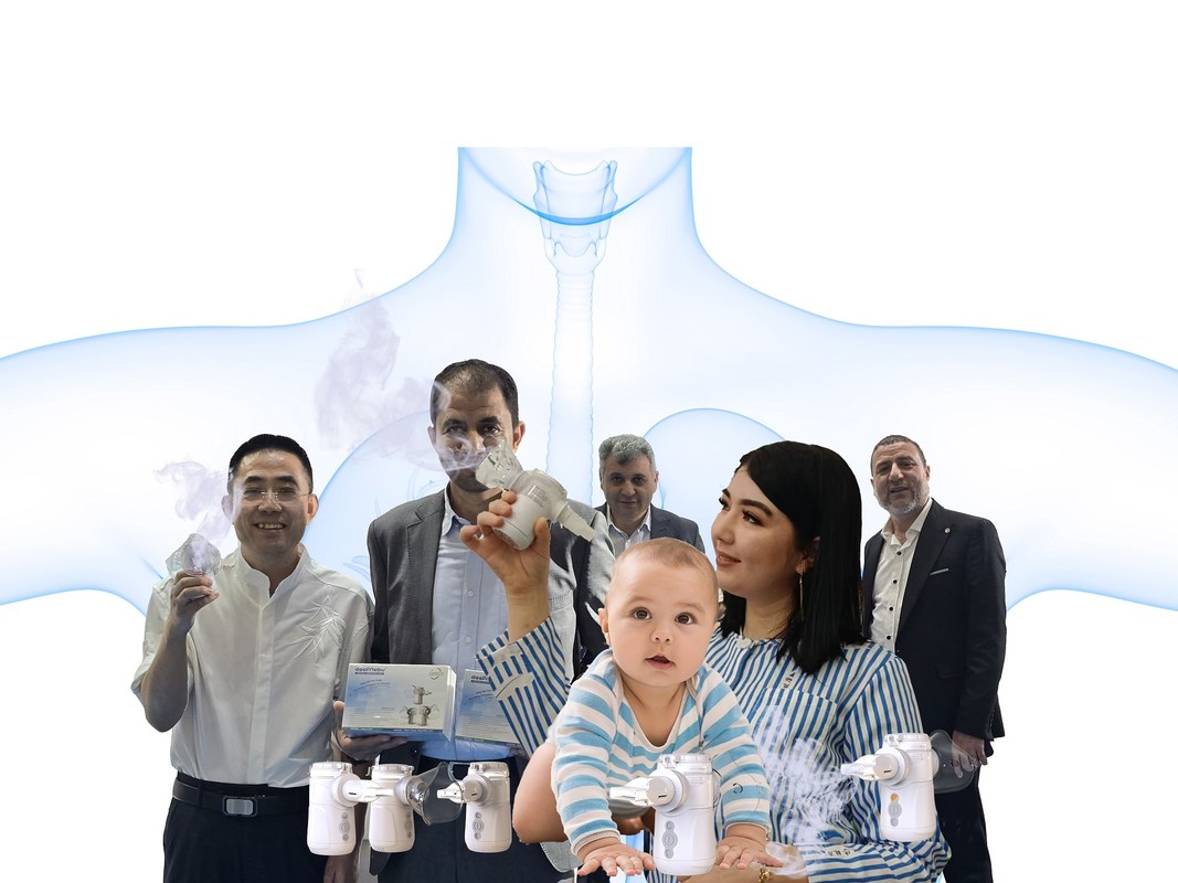 Φορητός δονητικός νεφελωτήρας 2-3μm μηχανή εισπνοής σωματιδίων MMAD με χωρητικότητα 9-18ml και κατανάλωση ισχύος 1,5W